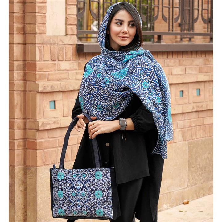 ست کیف و شال زنانه بهار کد ۰۱ Bahar Women Bag and Shawl Set Code 01